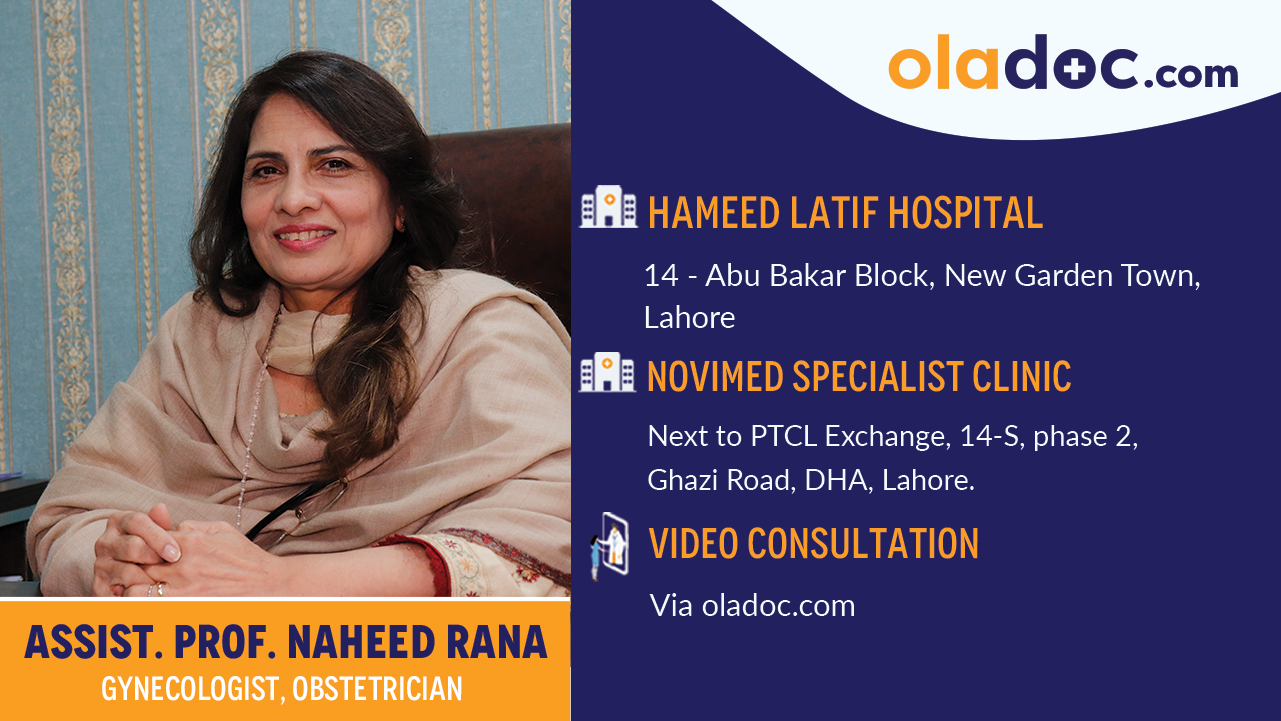 Practice location of Dr. Naheed Rana